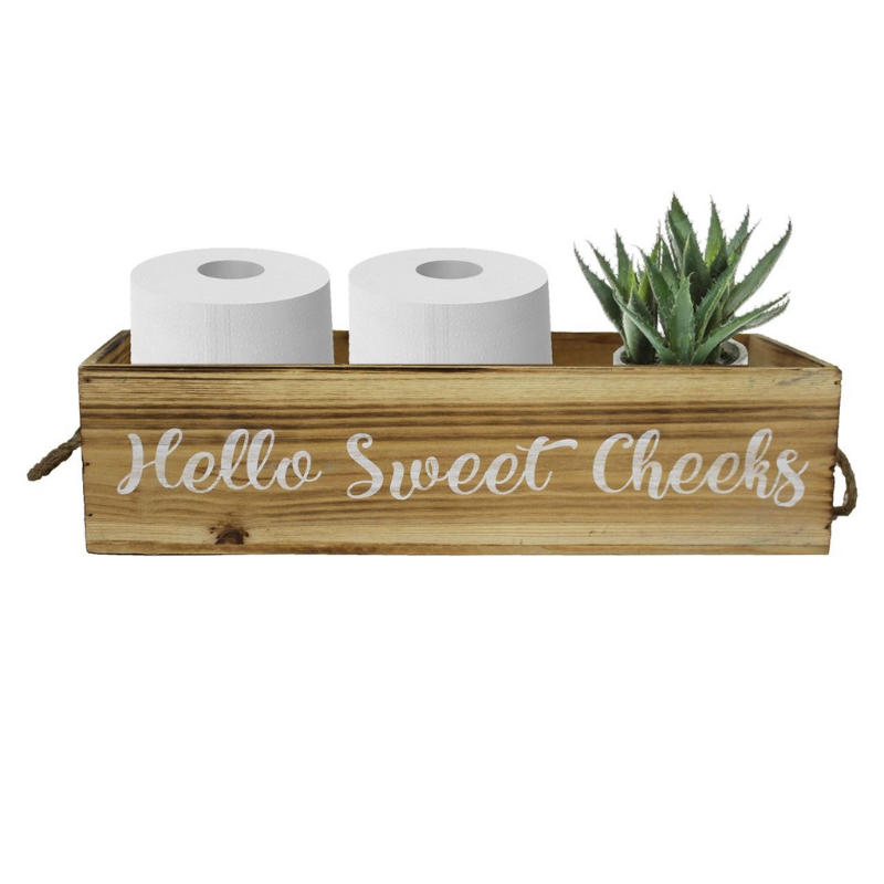 "Hello Sweet Cheeks" - Decorative Crate