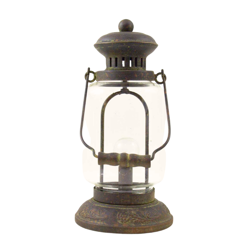 Vintage Lamp with Handle
