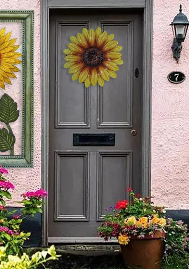Sunflower Metal Wall Decor - Large
