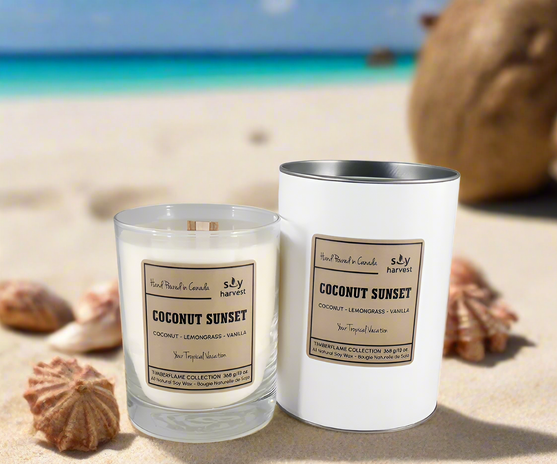Coconut Sunset Soy Candle