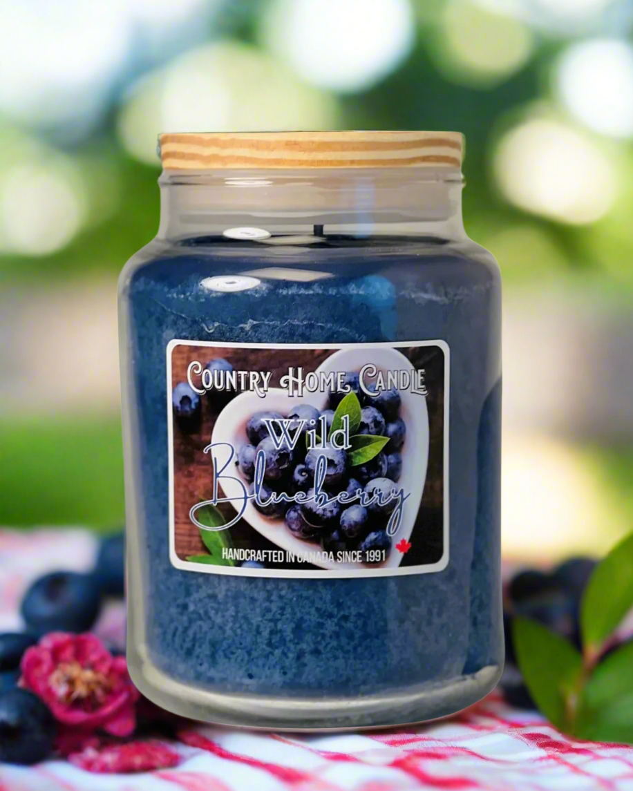 Wild Blueberry Paraffin Candle
