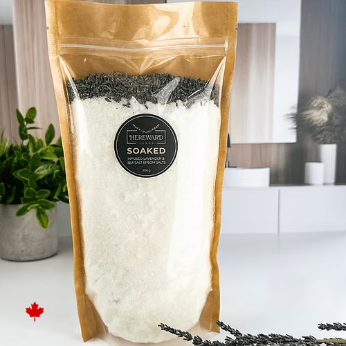 Soaked Lavender Bath Salts