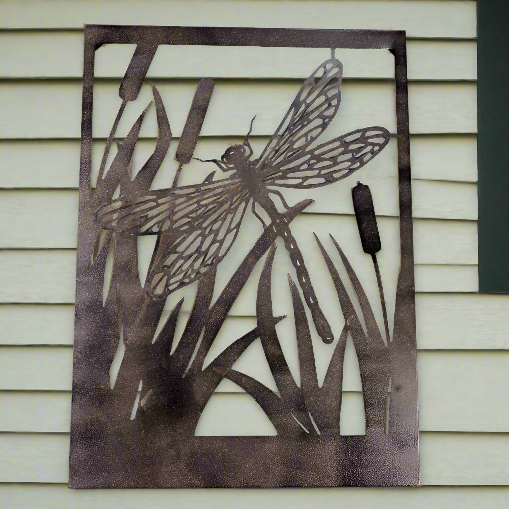 Dragonfly Metal Decor
