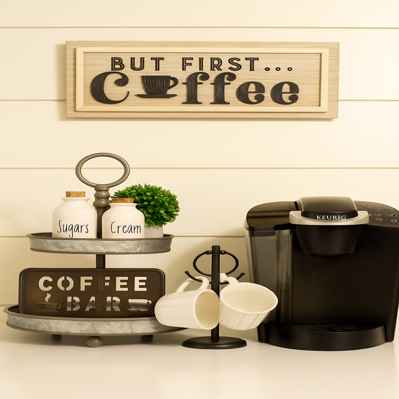 But First, Coffee - Sign