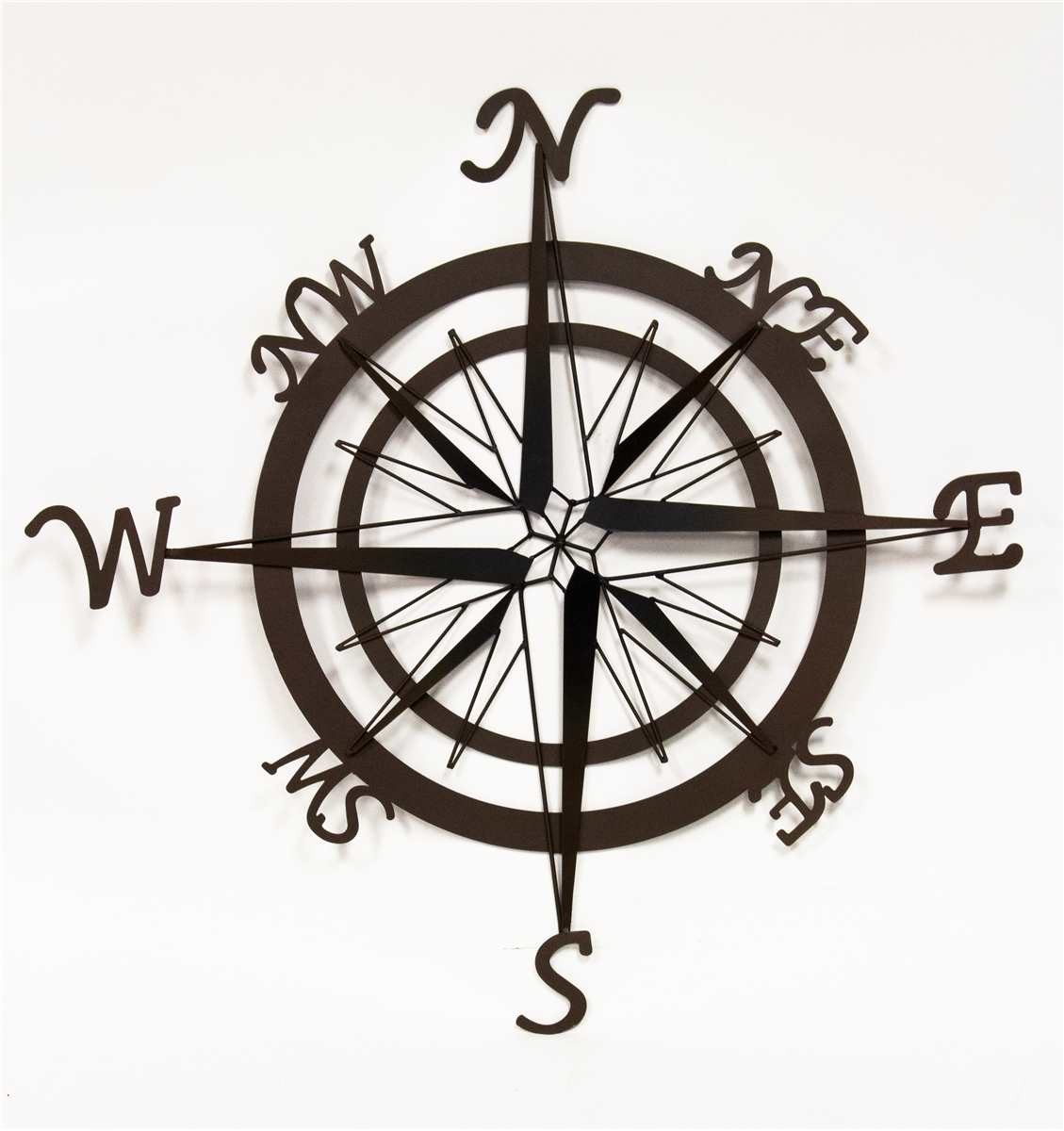 Metal Wall Compass
