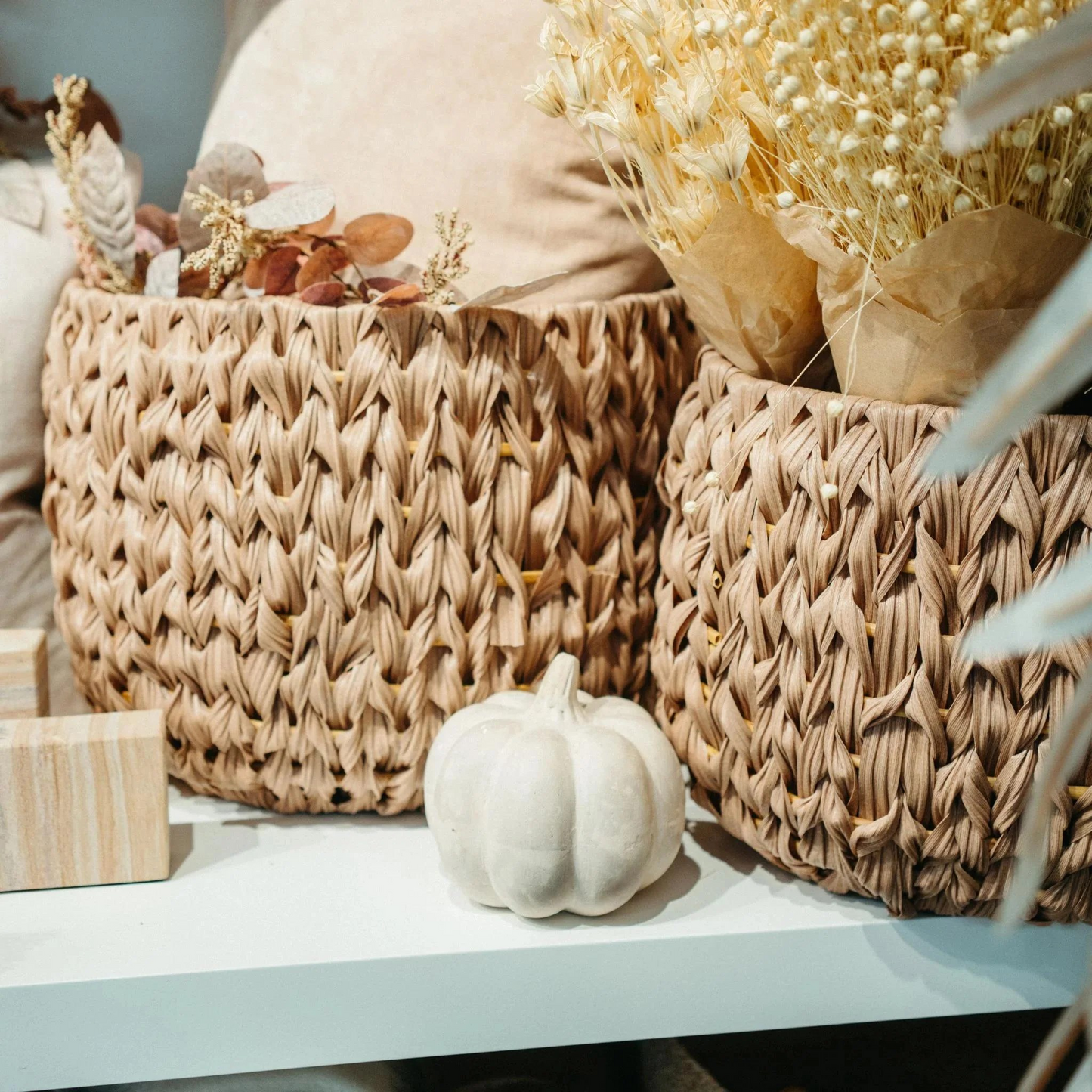 Indaba Paper Mache Pumpkin Decor