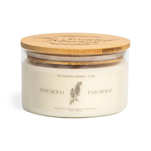 Pure PATCHOULI - Soy Wax Candle 14 oz