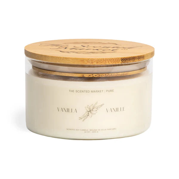 Pure VANILLA - Soy Wax Candle 14 oz