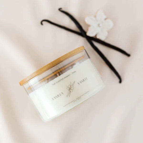 Pure VANILLA - Soy Wax Candle 14 oz