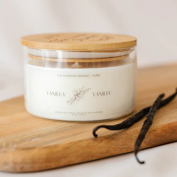 Pure VANILLA - Soy Wax Candle 14 oz