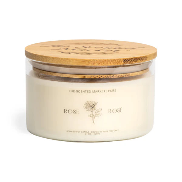 Pure ROSE - Soy Wax Candle 14 oz