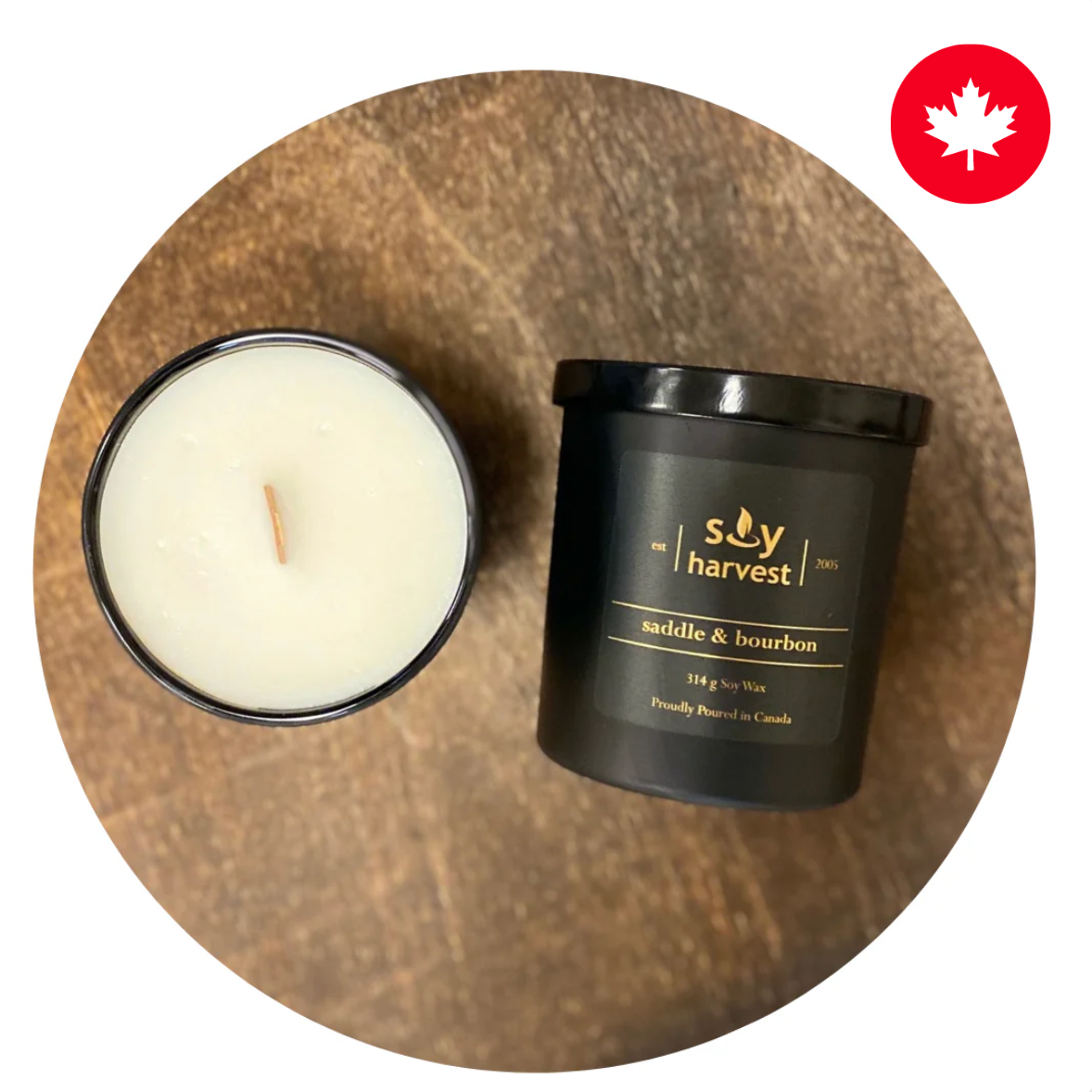 Saddle and Bourbon Soy Candle
