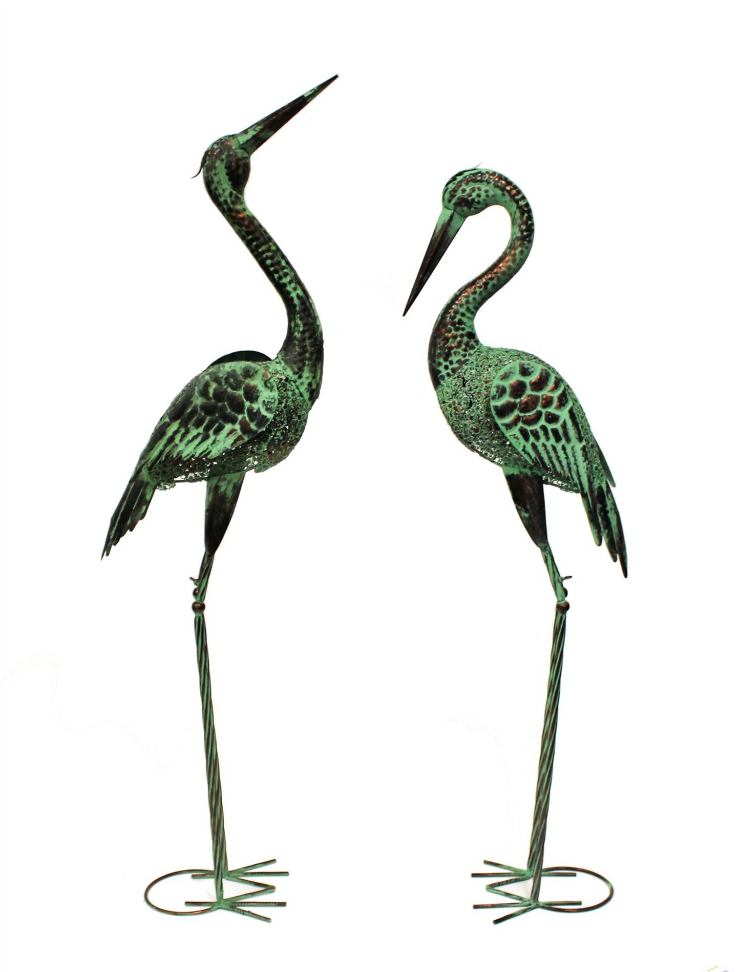 Vintage Green Crane