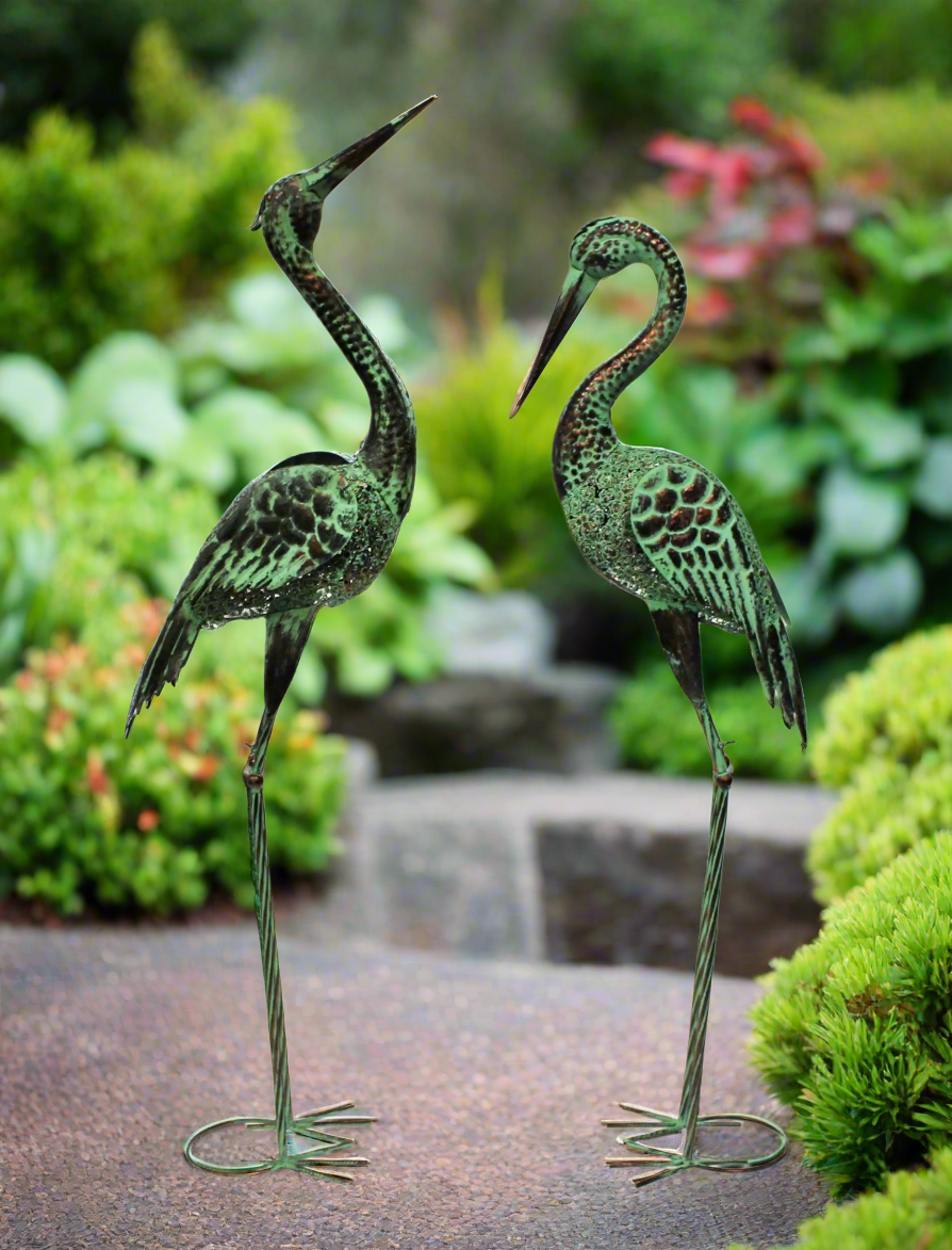 Vintage Green Crane