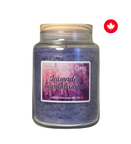 Lavender Sandalwood Paraffin Candle