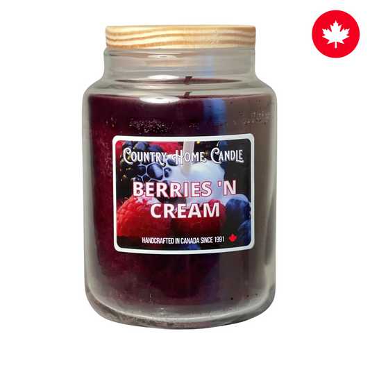 Berries 'n Cream Paraffin Candle