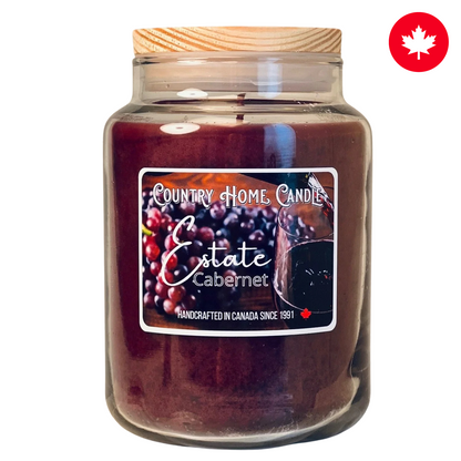 Estate Cabernet Paraffin Candle