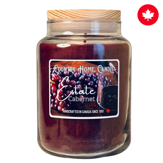 Estate Cabernet Paraffin Candle