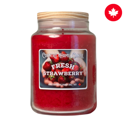 Fresh Strawberry Paraffin Candle