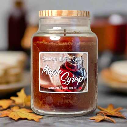 Maple Syrup Paraffin Candle