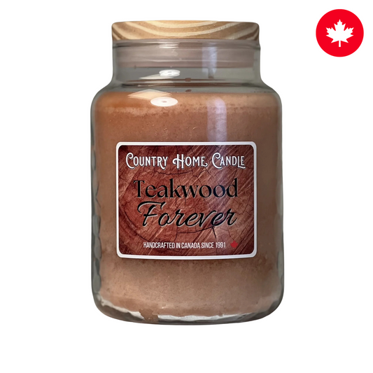 Teakwood Forever Paraffin Candle