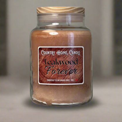 Teakwood Forever Paraffin Candle