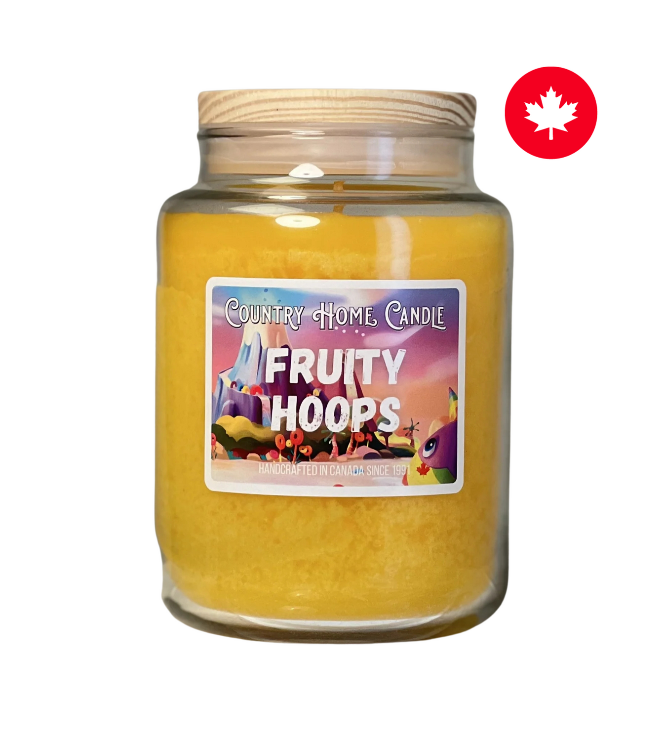 Fruity Hoops Paraffin Candle