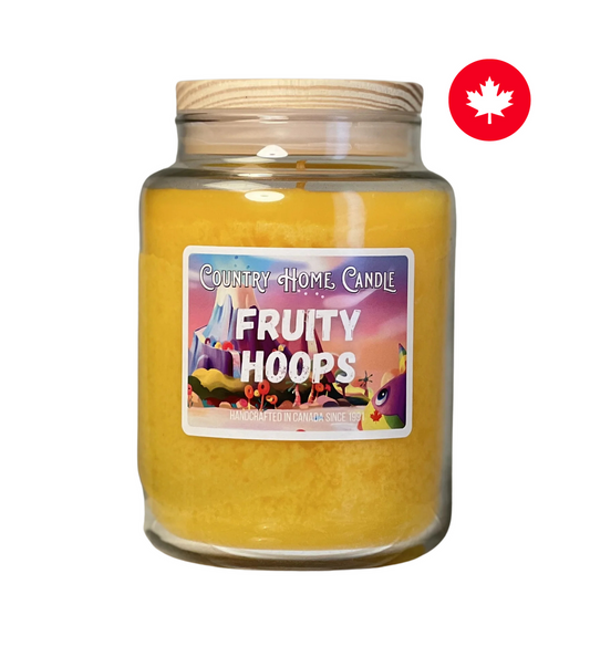 Fruity Hoops Paraffin Candle