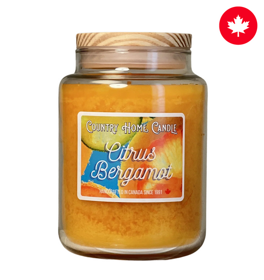 Citrus Bergamot Paraffin Candle
