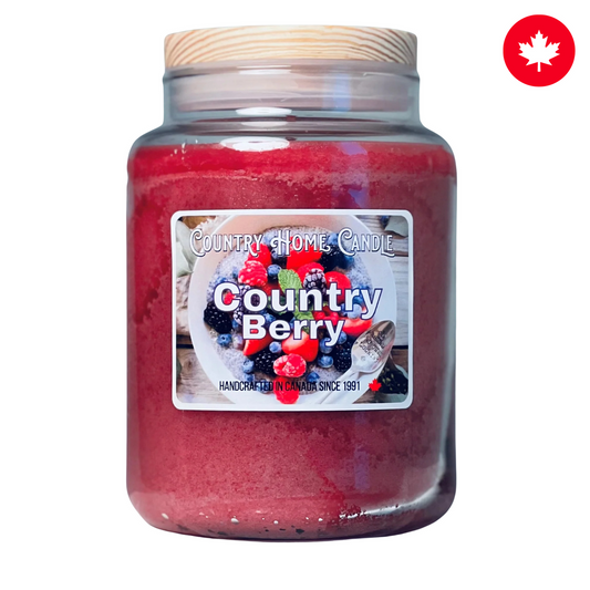 Country Berry Paraffin Candle