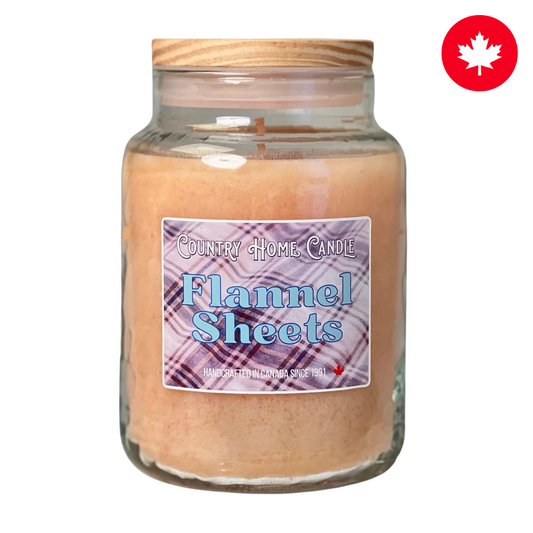 Flannel Sheets Paraffin Candle