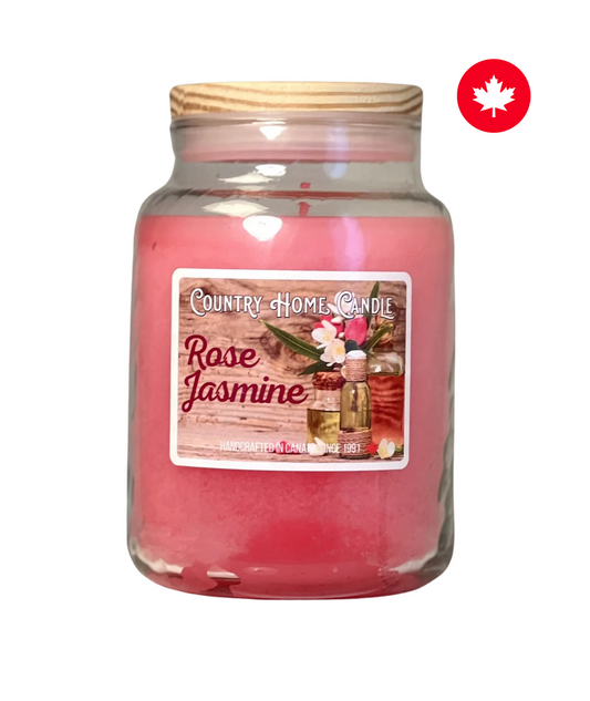 Rose Jasmine Paraffin Candle