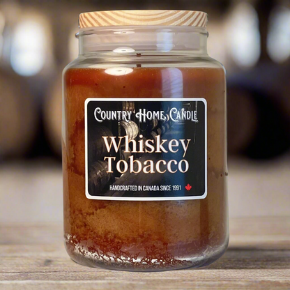 Whiskey Tobacco Paraffin Candle