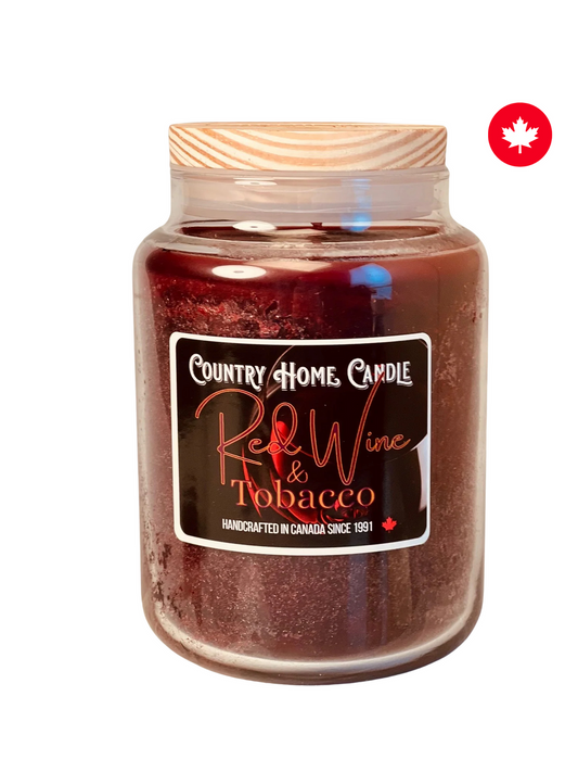 Red Wine & Tobacco Paraffin Candle