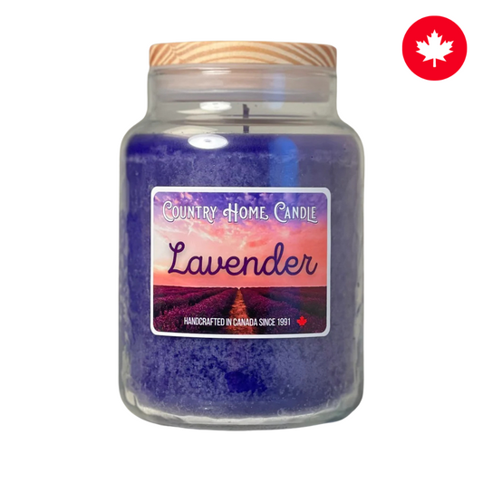 Lavender Paraffin Candle