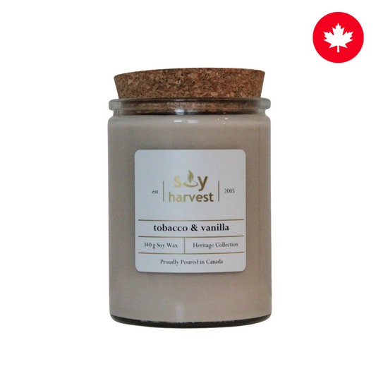 Tobacco + Vanilla  Soy Candle