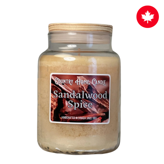 Sandalwood Spice Paraffin Candle