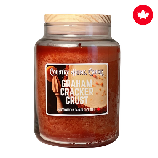 Graham Cracker Crust Paraffin Candle