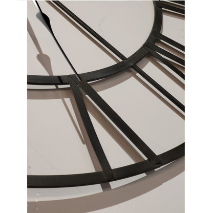 Metal Roman Numeral Clock