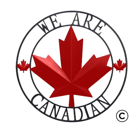We Are Canadian Wall Decor
