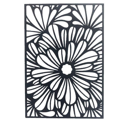 Floral Metal Wall Plaque