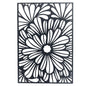 Floral Metal Wall Plaque
