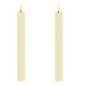 Cream LED Taper 9.6" Candle