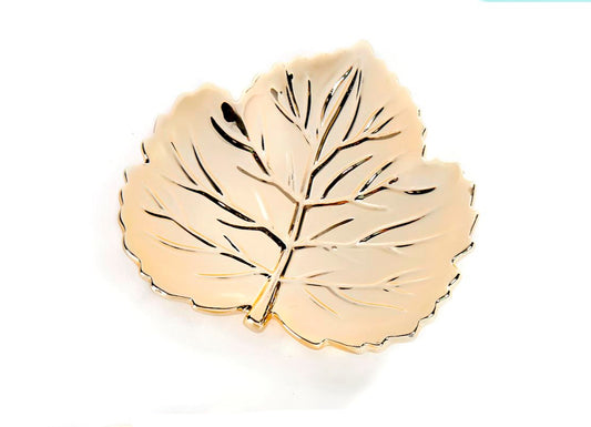 Gold Leaf Trinket Dish