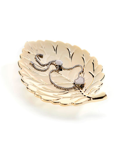 Gold Leaf Trinket Dish