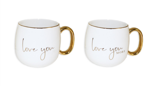 Love You / Love You More - 2pc Mug Set