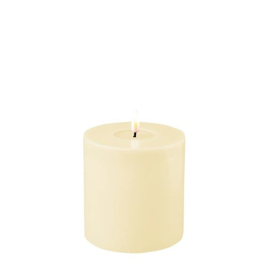 Cream LED Candle 4x4