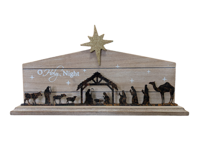 "Holy Night" Nativity Scene