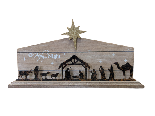 "Holy Night" Nativity Scene