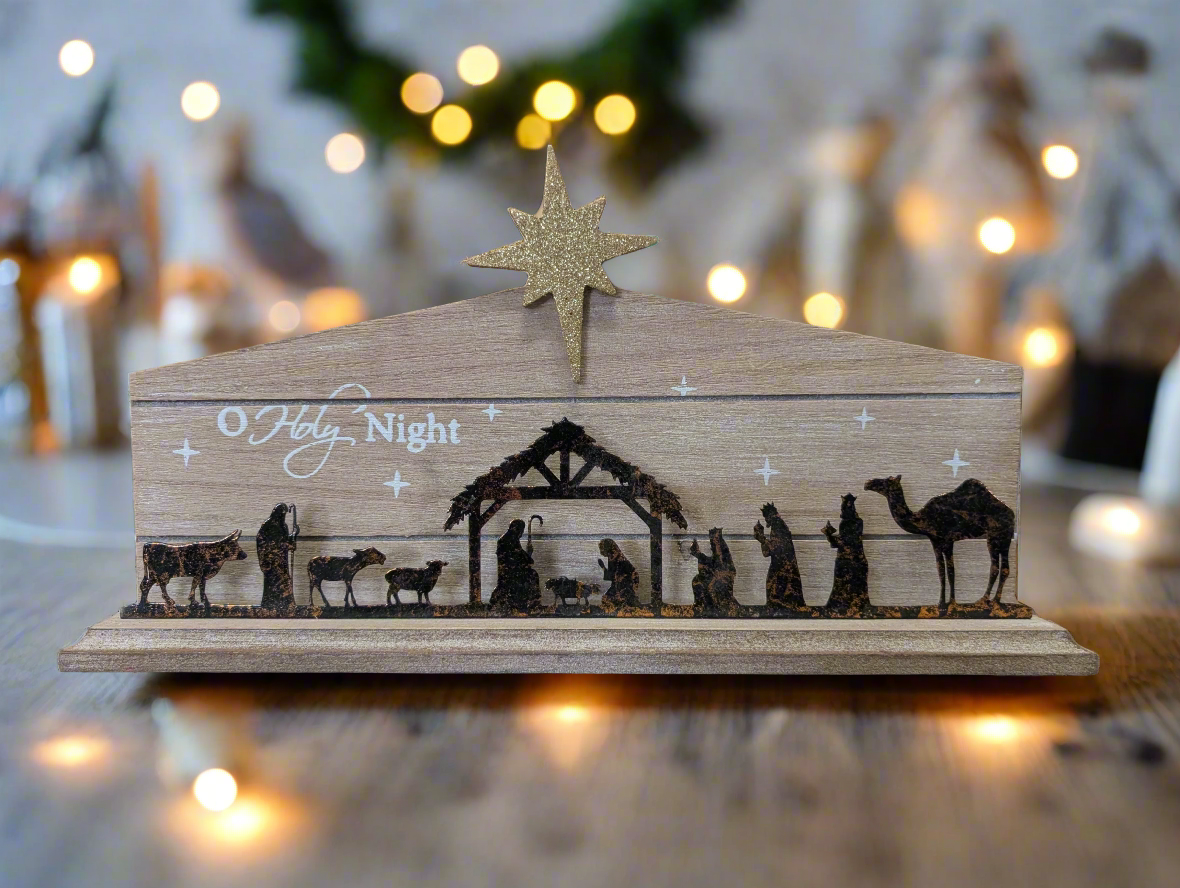 "Holy Night" Nativity Scene